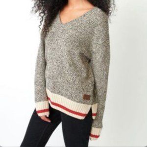 Roots women’s Cabin V Neck Sweater - size Small
